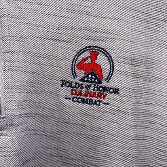 Folds Of Honor/JOHNNIE-O VAUGHN QUARTER ZIP SZ L - Picture 11 of 11